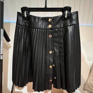 Zara Faux Leather Mini Skirt NWOT